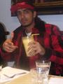 It was either a large JD or Mango Lassi